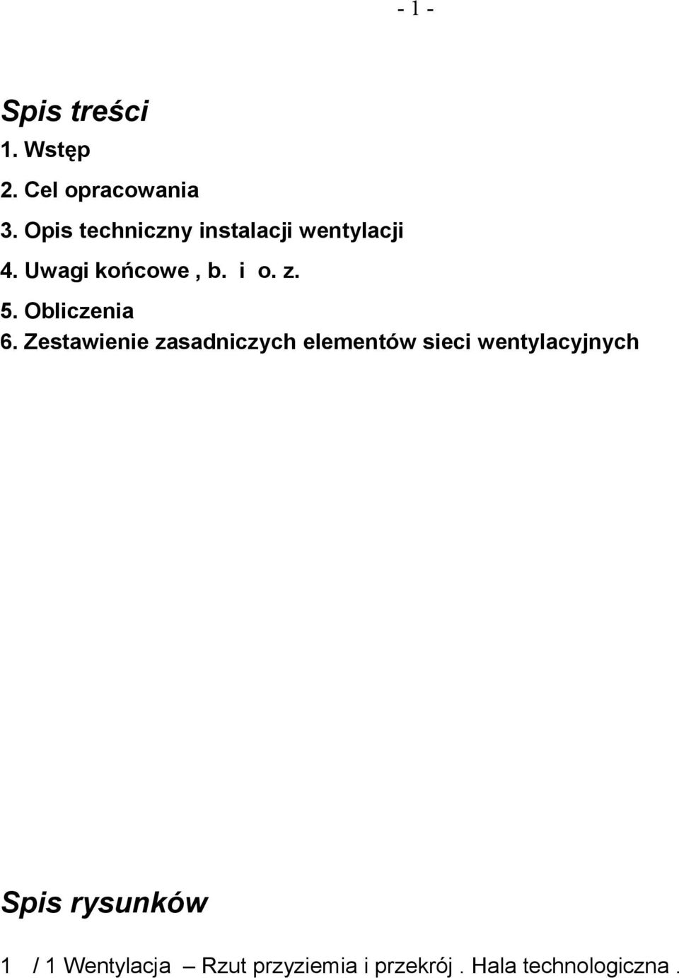 5. Obliczenia 6.
