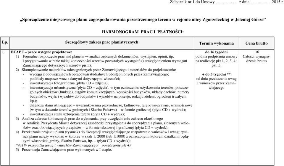 i przygotowanie w razie takiej konieczności wzorów pozostałych wystąpień (z uwzględnieniem wymagań Zamawiającego dotyczących wzorów pism).