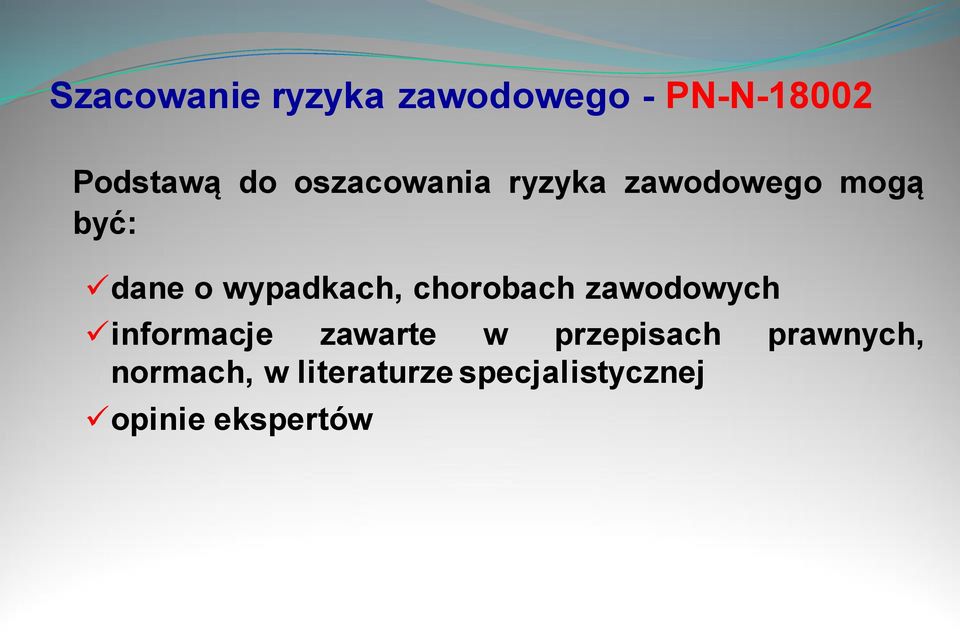 chorobach zawodowych informacje zawarte w przepisach