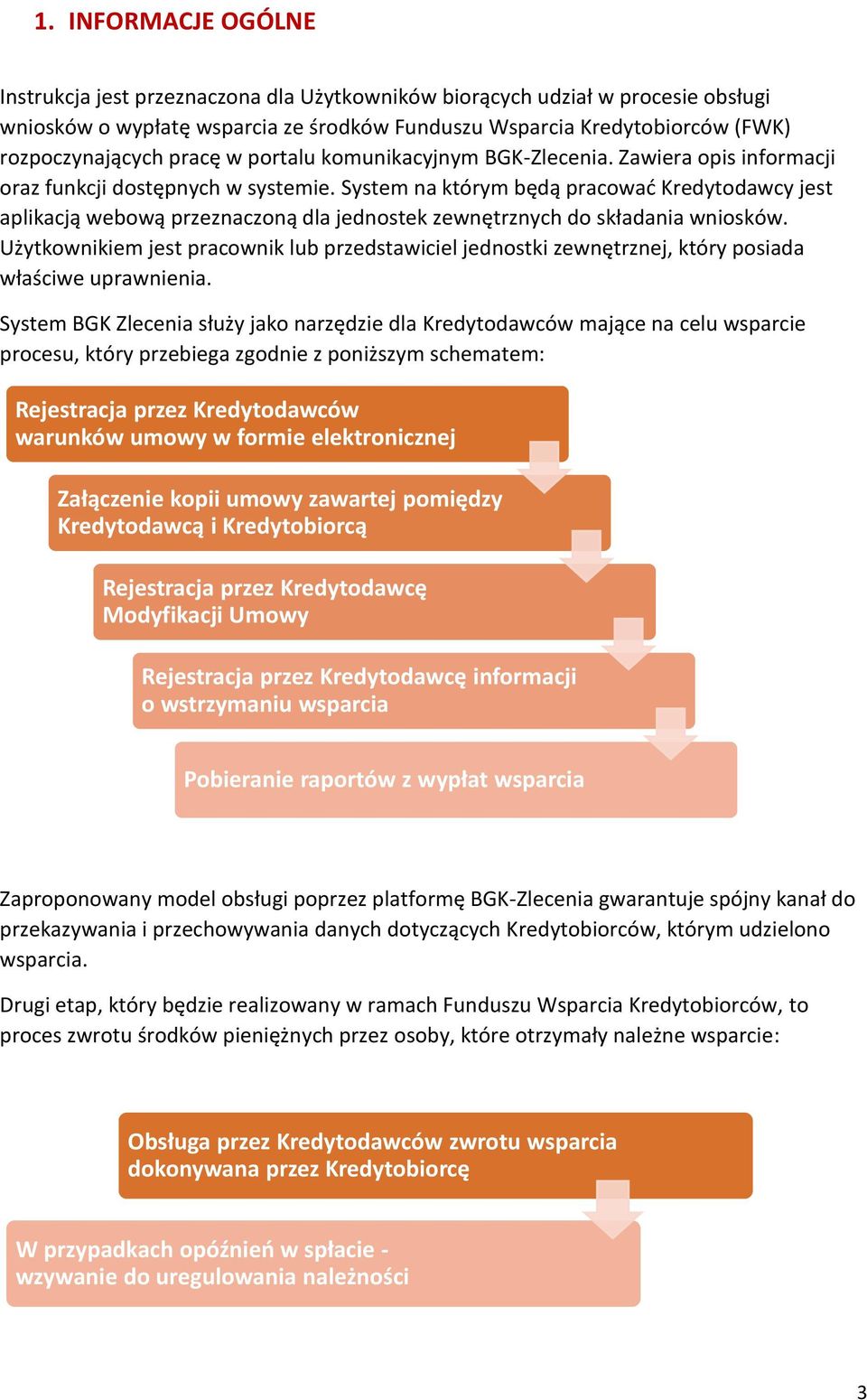 System na którym będą pracować Kredytodawcy jest aplikacją webową przeznaczoną dla jednostek zewnętrznych do składania wniosków.