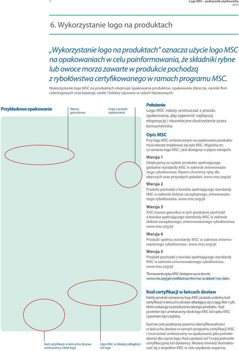 rybołówstwa certyfikowanego w ramach programu MSC.
