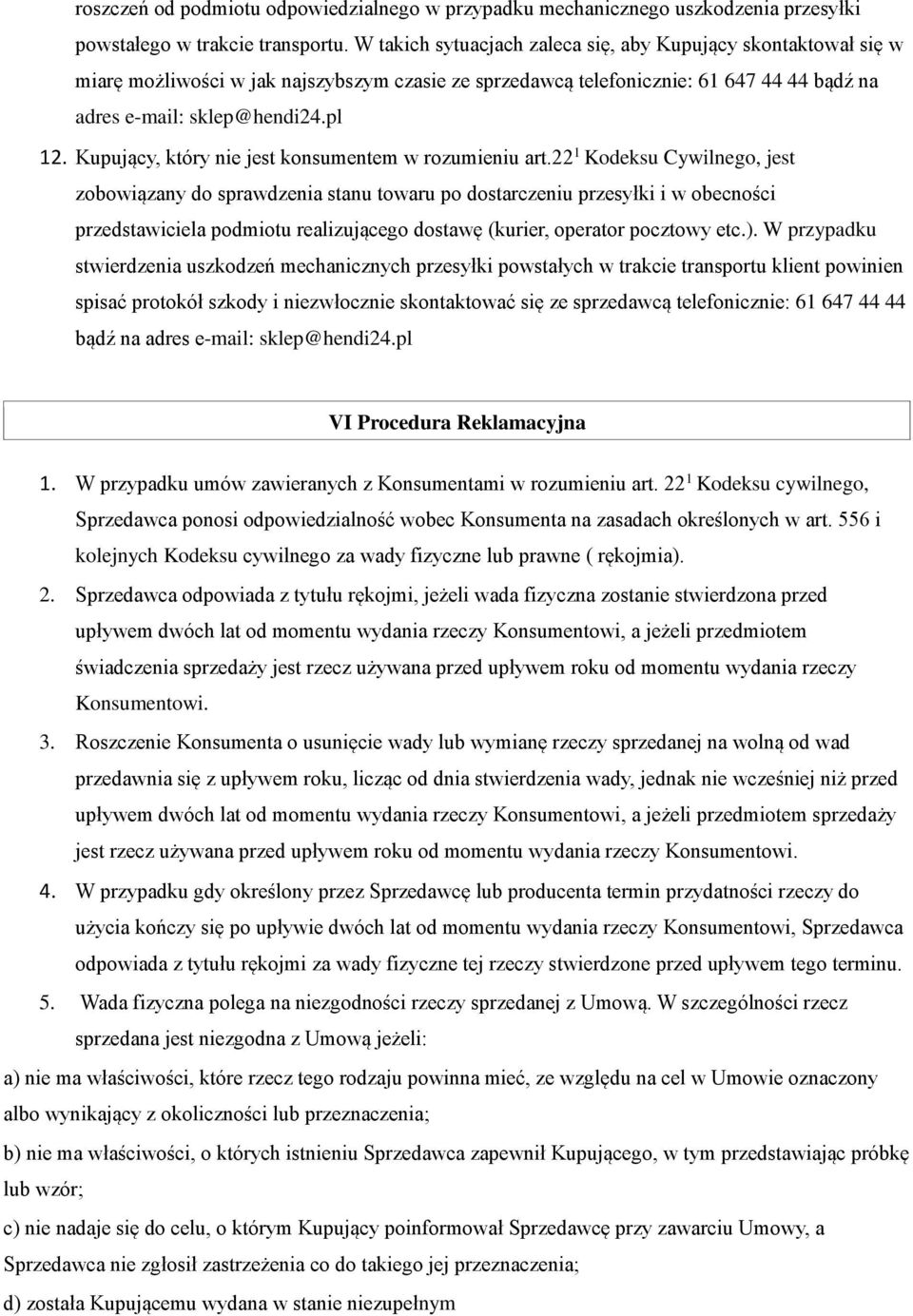 Kupujący, który nie jest konsumentem w rozumieniu art.