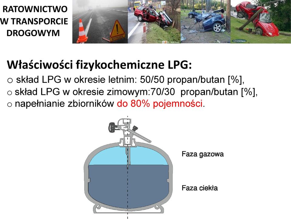 skład LPG w okresie zimowym:70/30