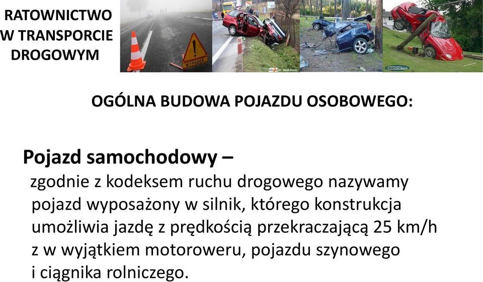 którego konstrukcja umożliwia jazdę z prędkością przekraczającą