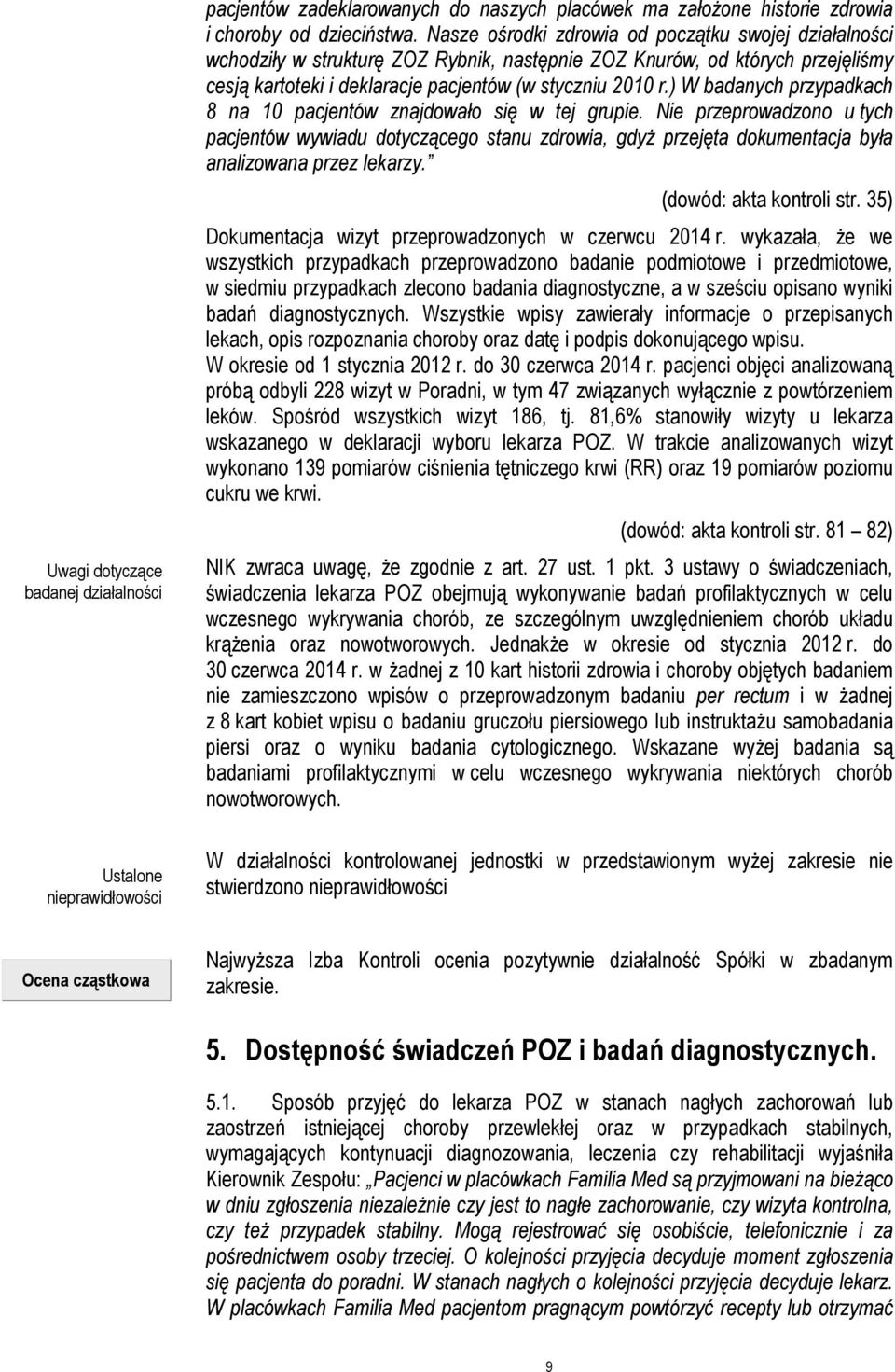 ) W badanych przypadkach 8 na 10 pacjentów znajdowało się w tej grupie.