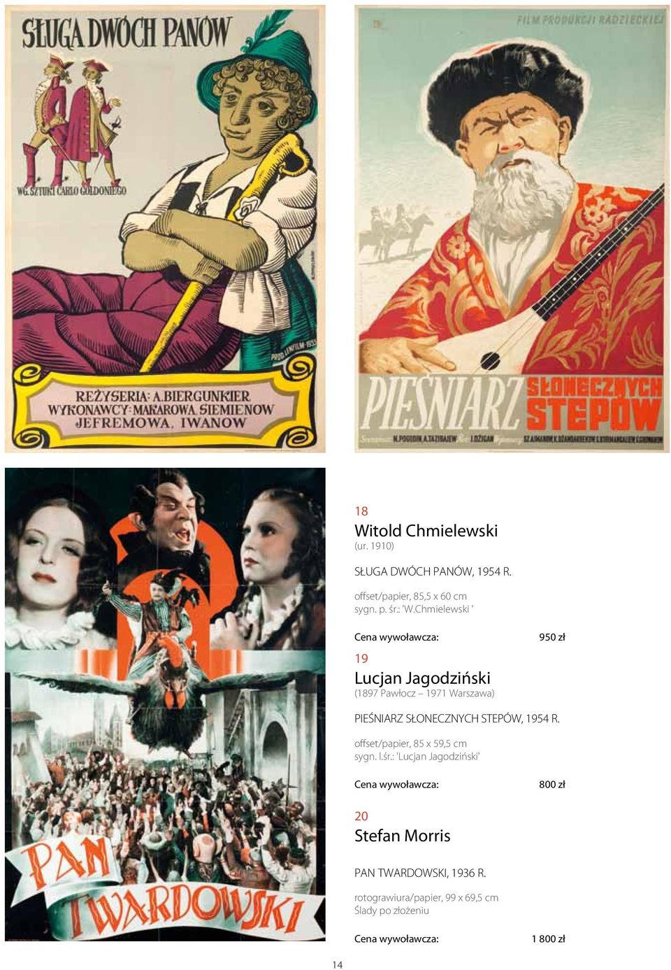 Chmielewski ' 19 Lucjan Jagodziński (1897 Pawłocz 1971 Warszawa) 950 zł PIEŚNIARZ SŁONECZNYCH