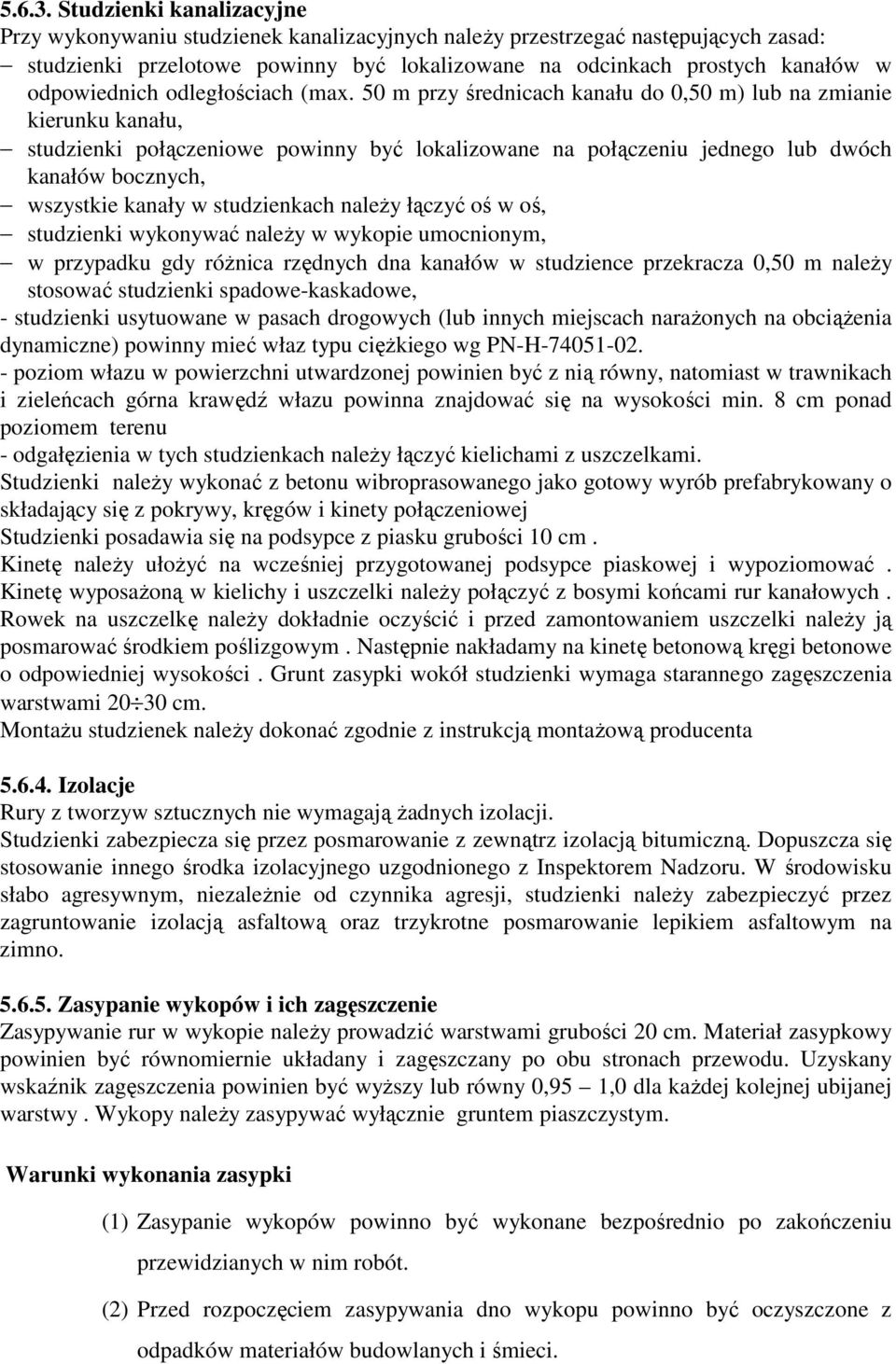 odpowiednich odległościach (max.