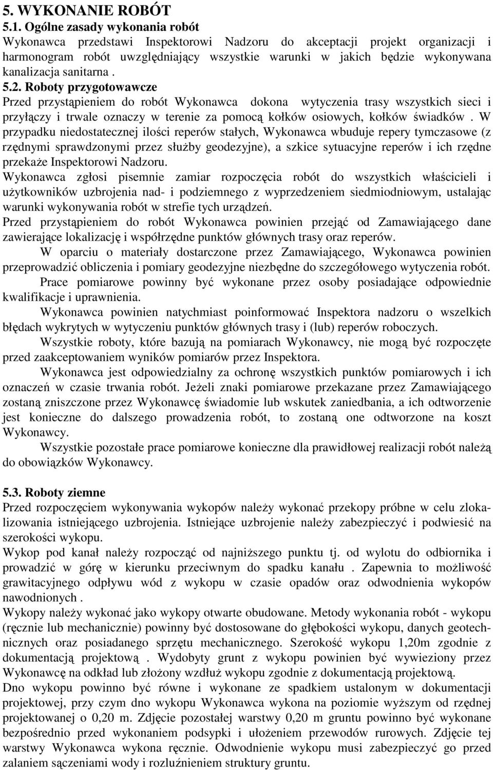 sanitarna. 5.2.