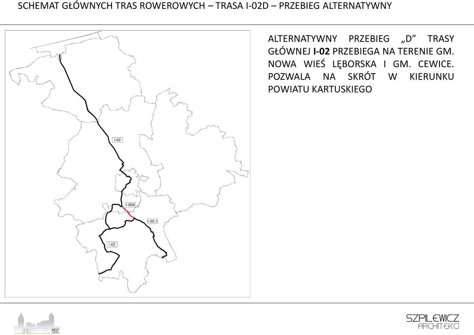 I-02 PRZEBIEGA NA TERENIE GM. NOWA WIEŚ LĘBORSKA I GM.