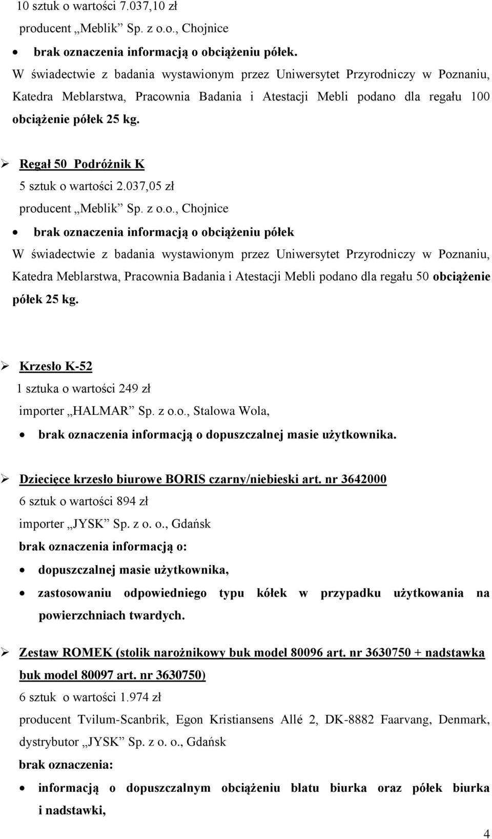 Regał 50 Pod