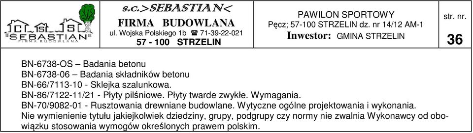 BN-70/9082-01 - Rusztowania drewniane budowlane. Wytyczne ogólne projektowania i wykonania.