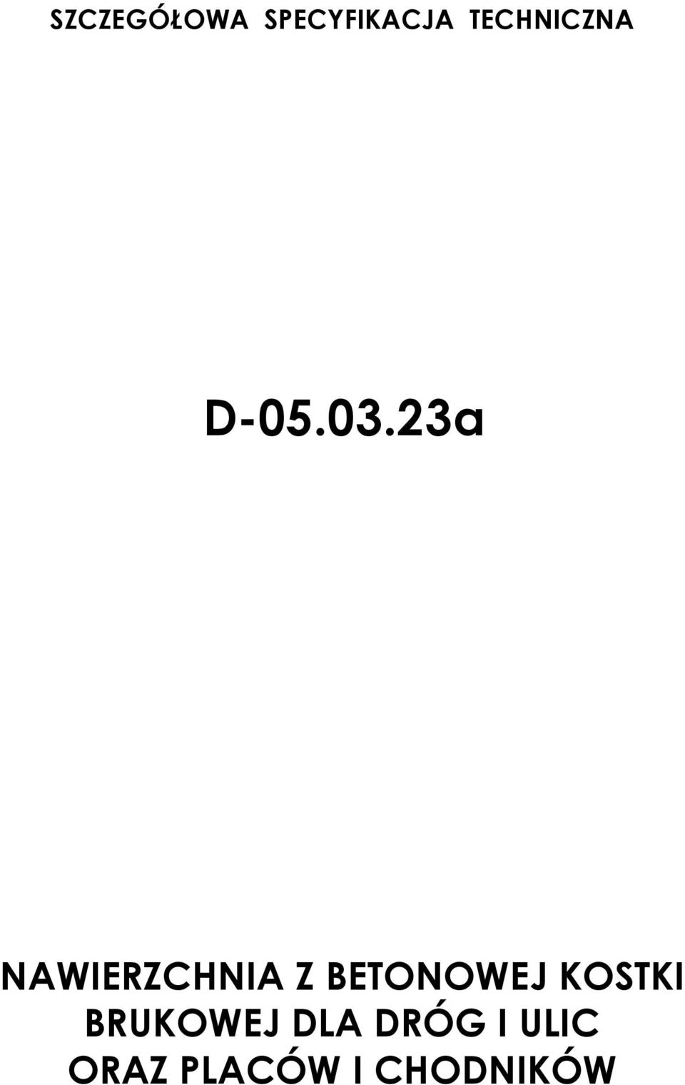 23a NAWIERZCHNIA Z BETONOWEJ