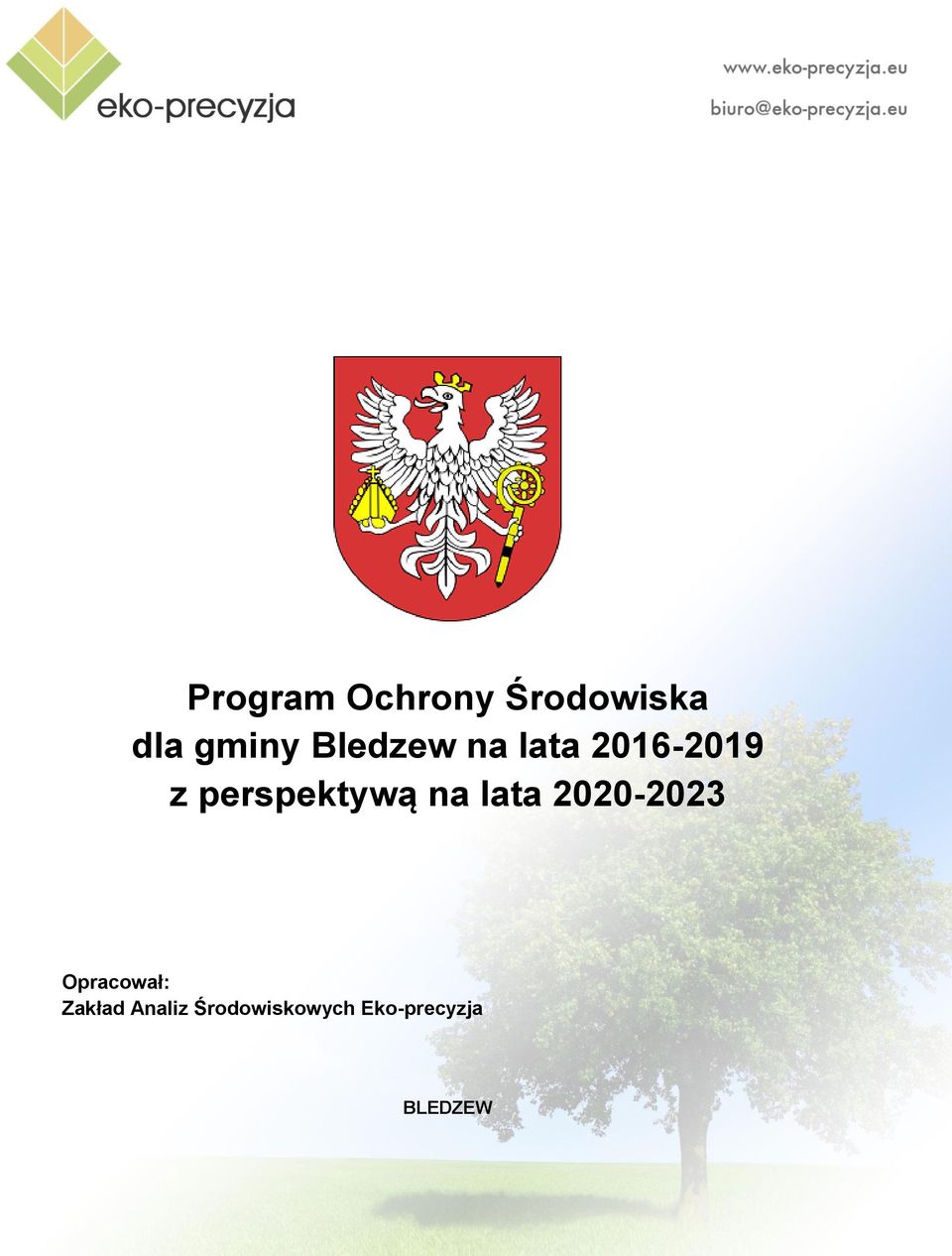 na lata 2020-2023 Opracował: Zakład