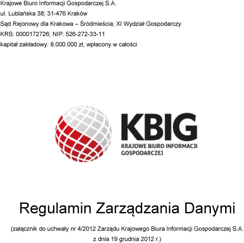 KRS: 0000