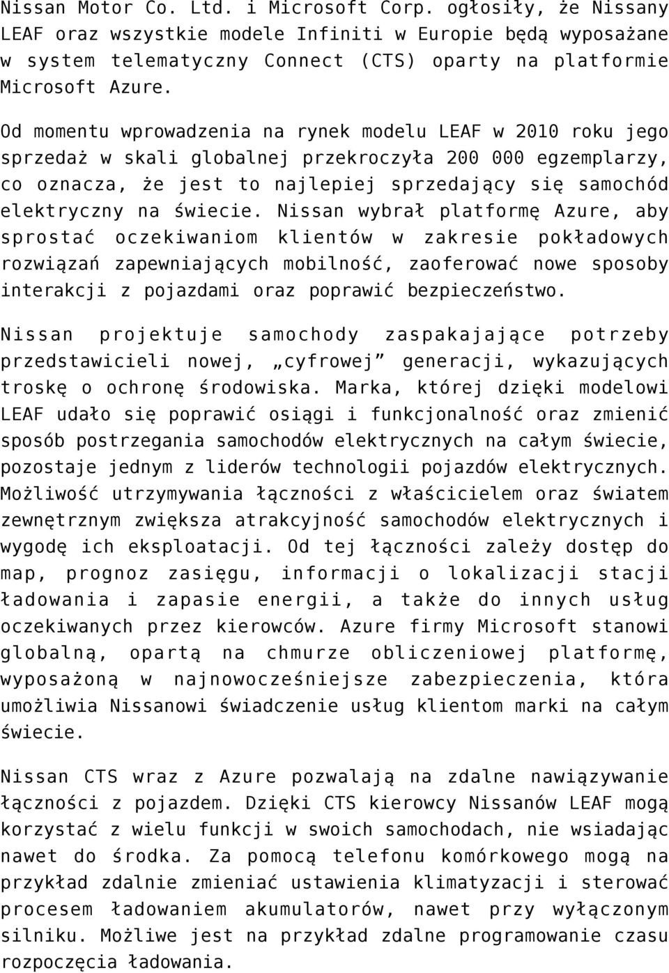 świecie.
