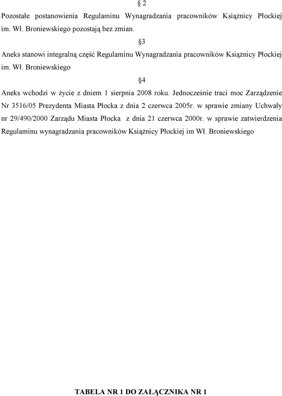 Broniewskiego 4 Aneks wchodzi w życie z dniem 1 sierpnia 2008 roku.