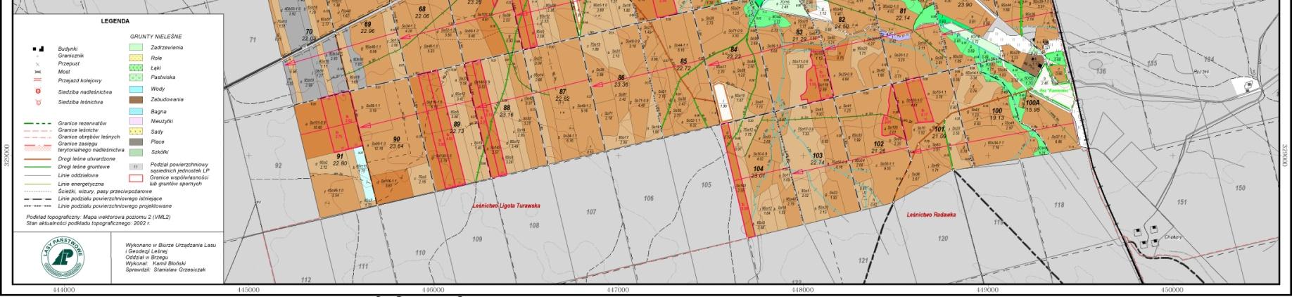 Matryca mapy gospodarczo-przeglądowej 51 Matryca mapy