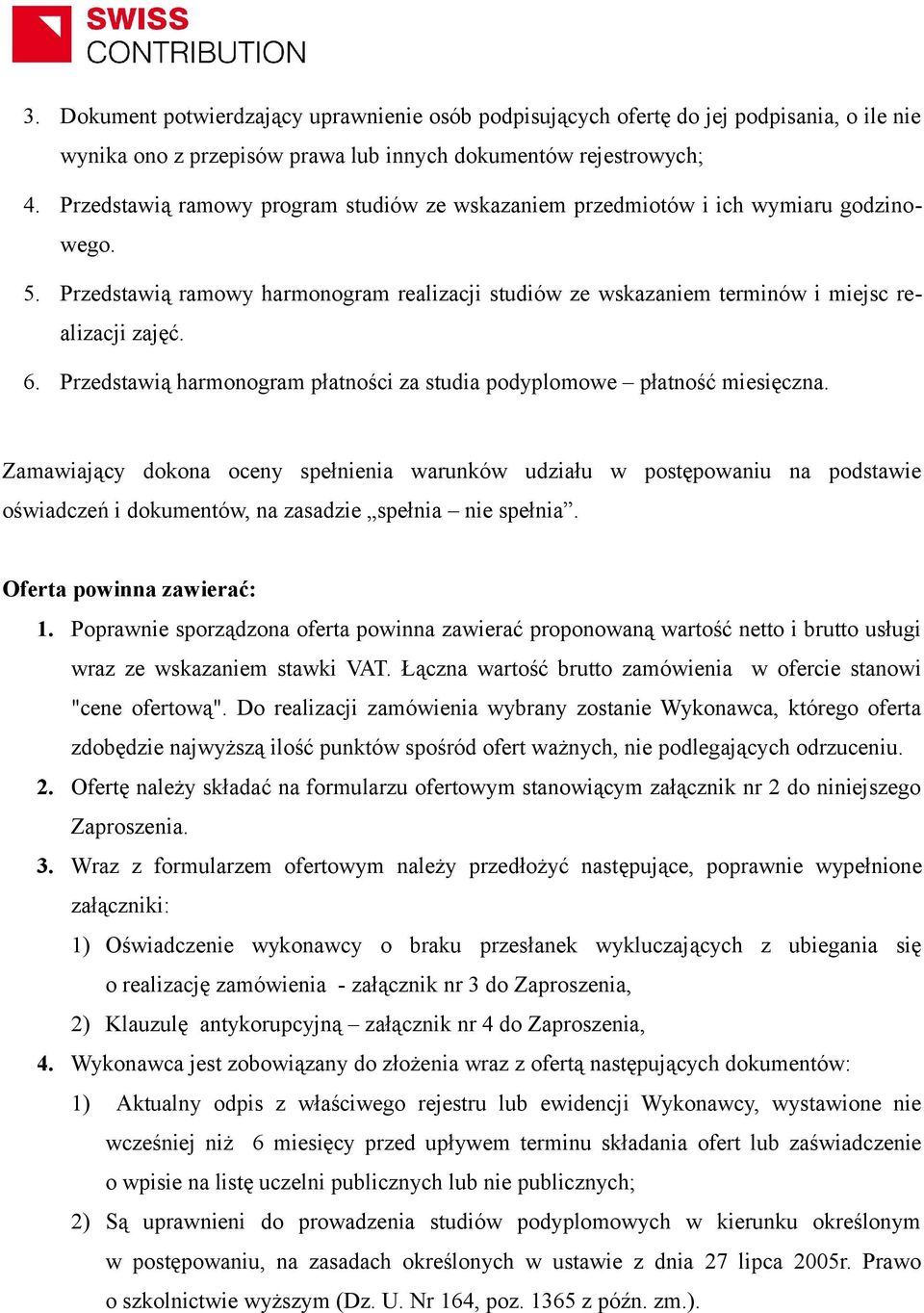 Przedstawią harmonogram płatności za studia podyplomowe płatność miesięczna.