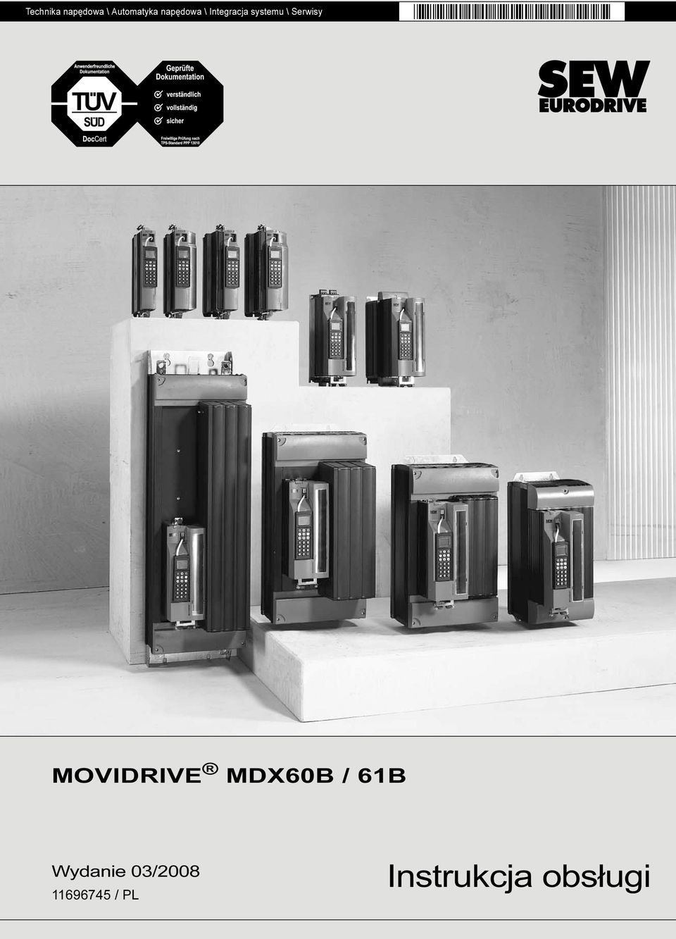 Serwisy MOVIDRIVE MDX60B / 61B