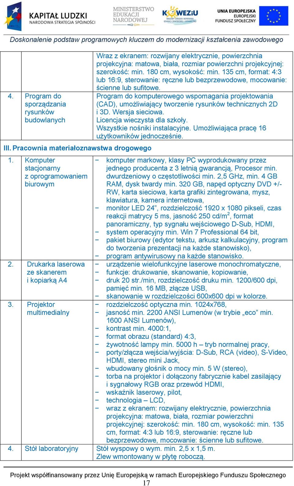 135 cm, format: 4:3 lub 16:9, sterowanie: ręczne lub bezprzewodowe, mocowanie: ścienne lub sufitowe.