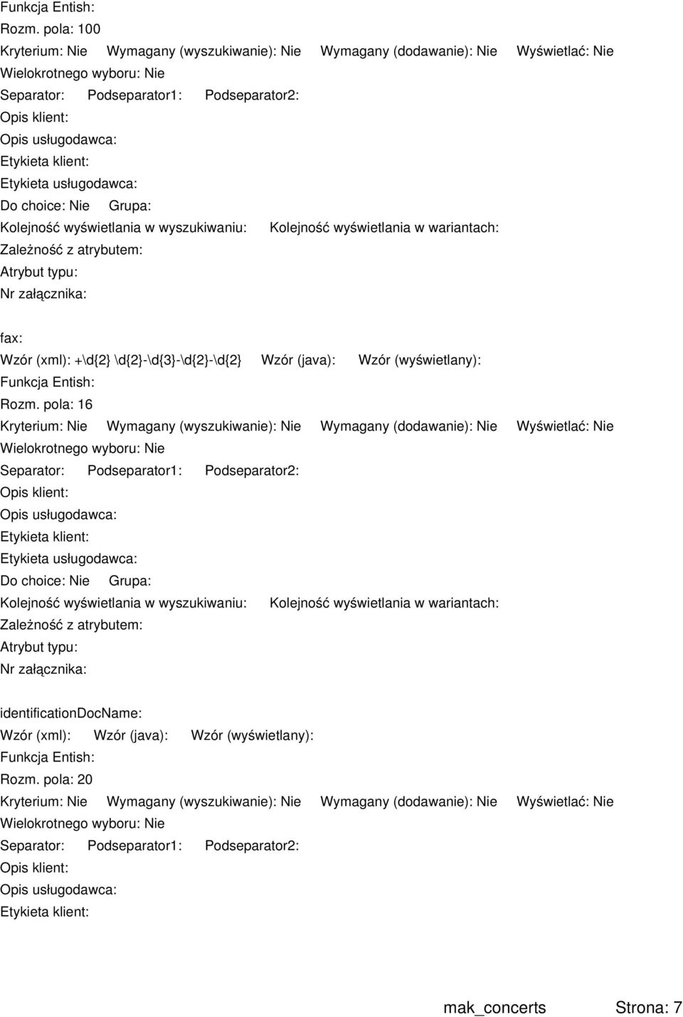 (wyświetlany): Rozm.