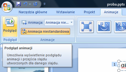 VIII. Różne zapisy gotowej prezentacji na dysku 1. W oknie PowerPointa 20