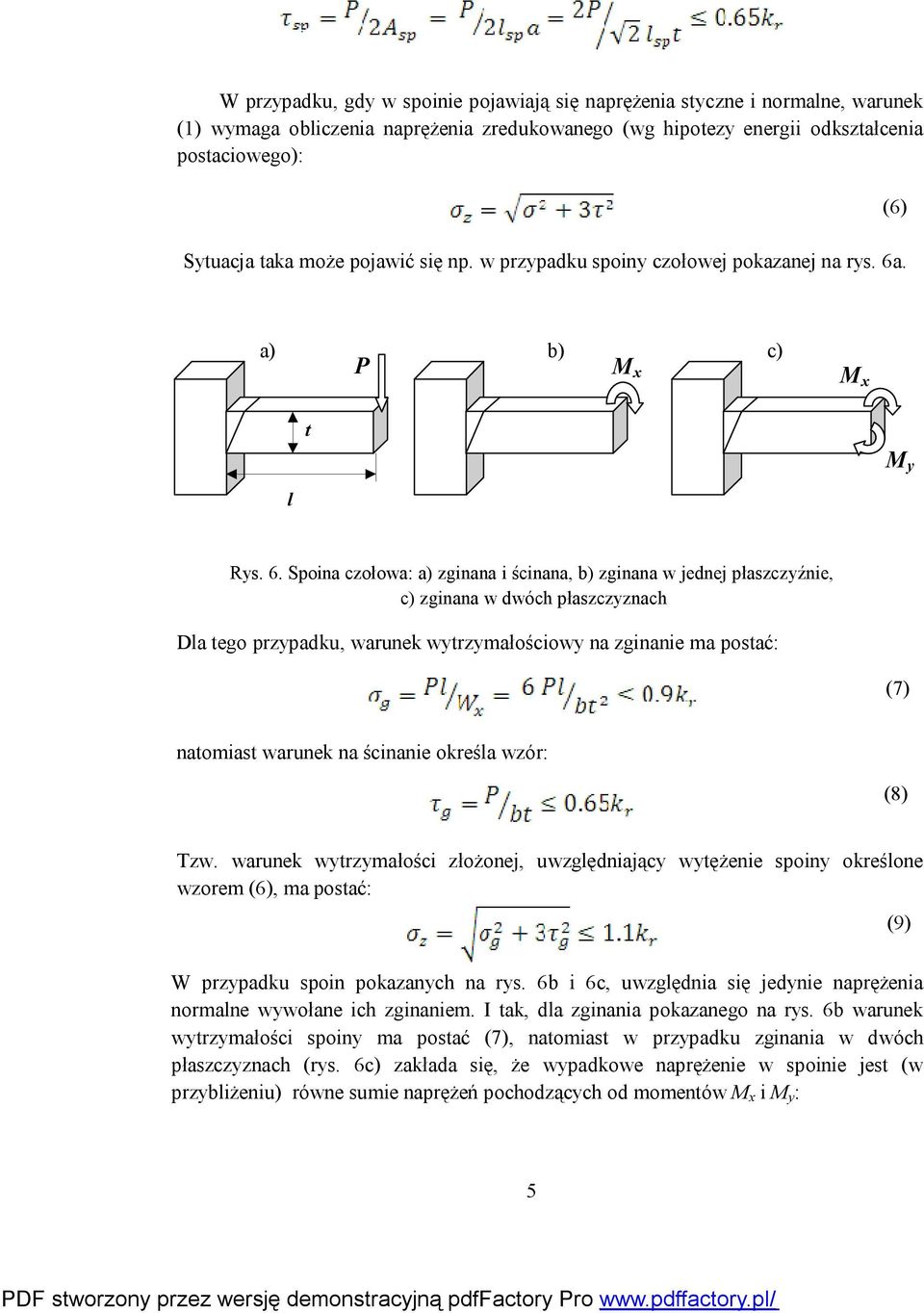 . (6) a) b) c) M x M x l t M y Rys. 6.