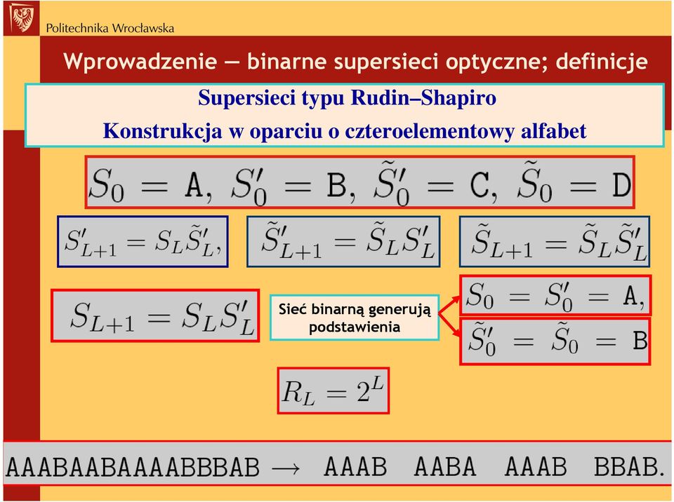 Konstrukcja w oparciu o czteroelementowy