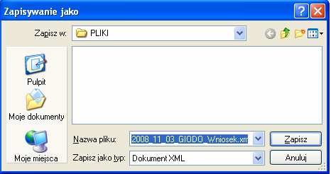 1) poprzez dodanie przycisku Zapisz do pliku.