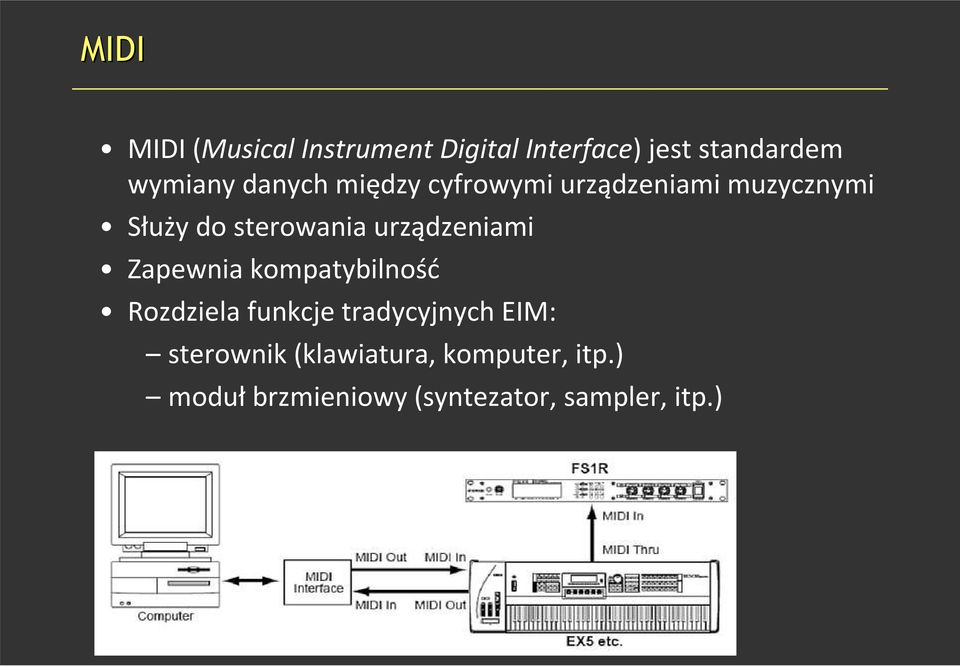 urządzeniami Zapewnia kompatybilność Rozdziela funkcje tradycyjnych EIM: