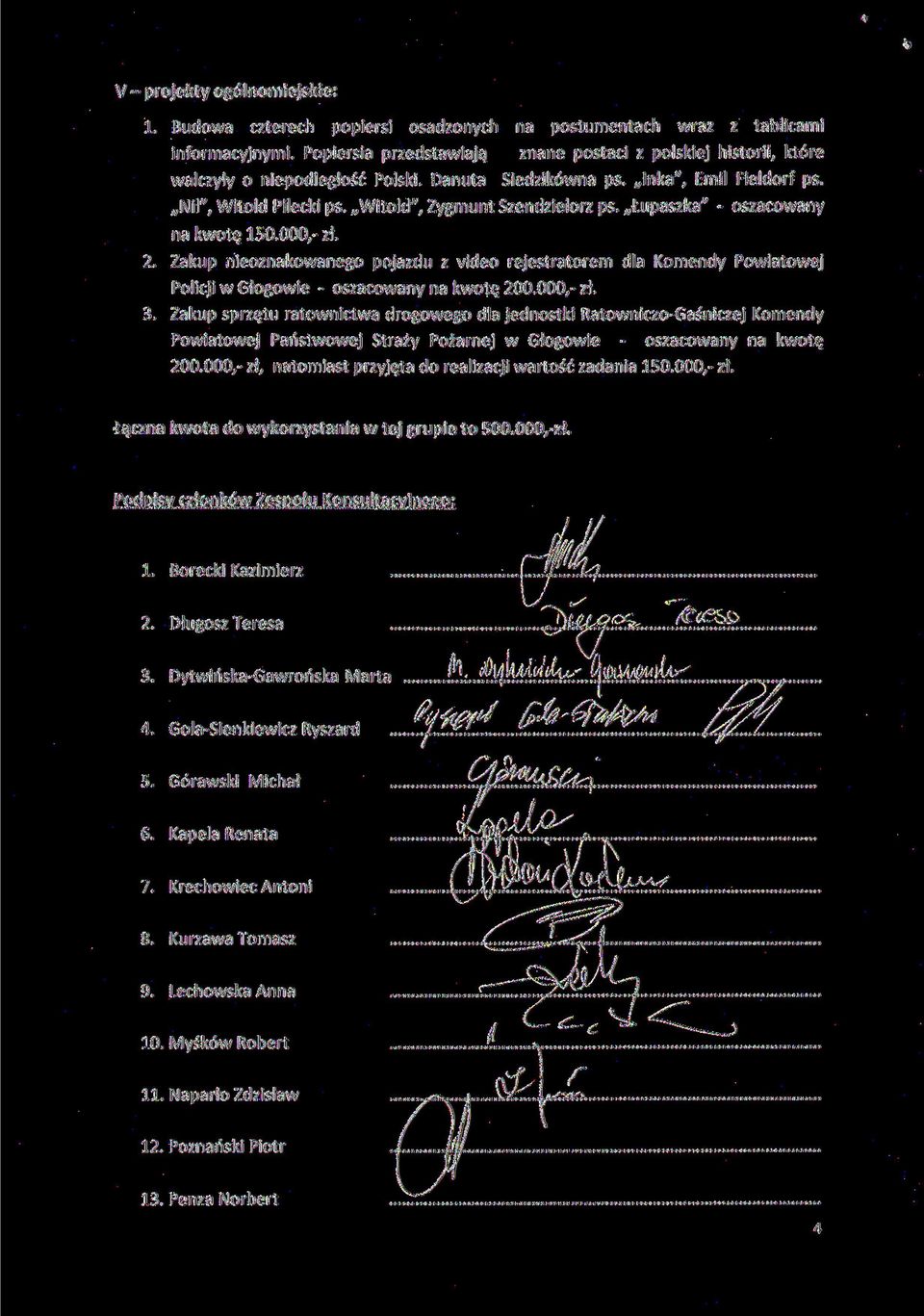 Witold", Zygmunt Szendzielorz ps. Łupaszka" - oszacowany na kwotę 150.000,- zł. 2.