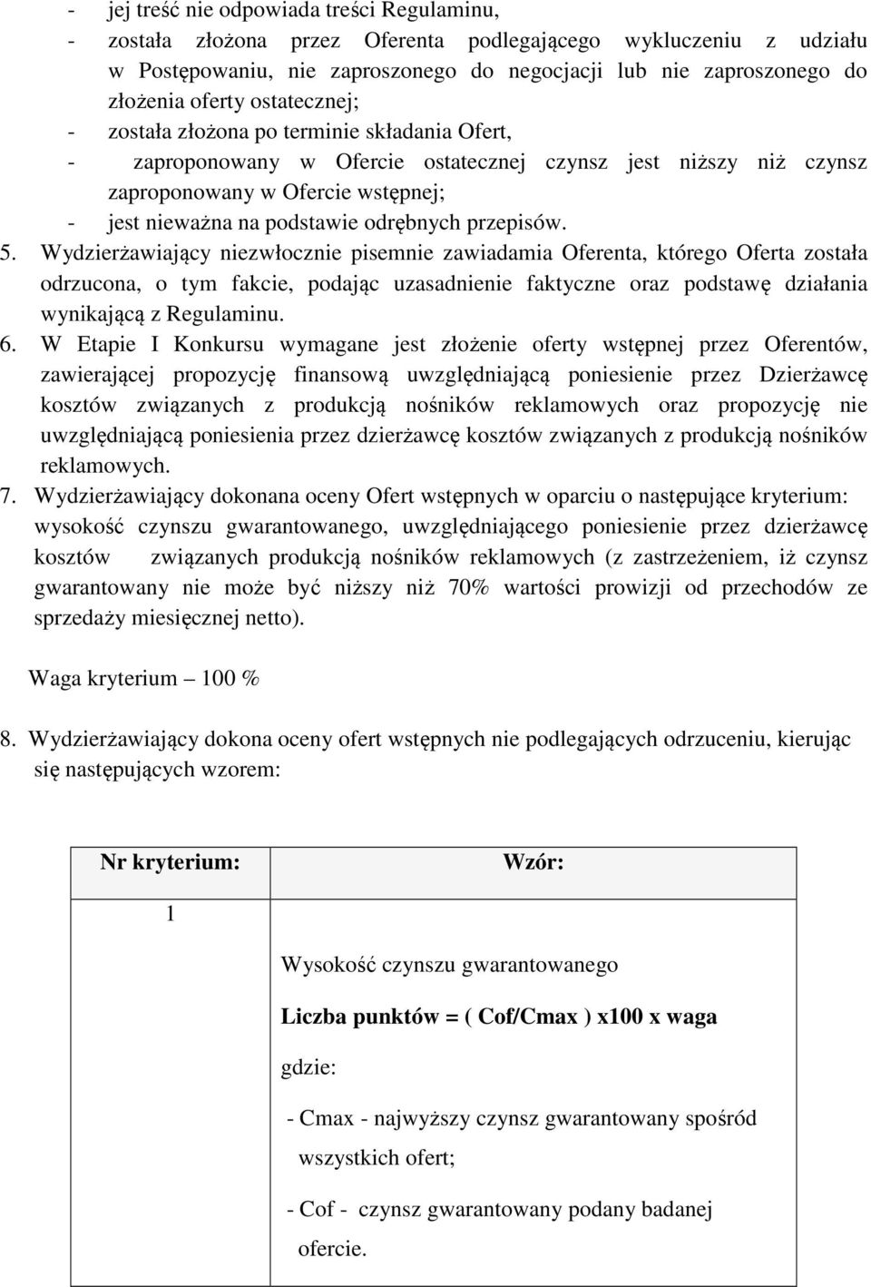 odrębnych przepisów. 5.