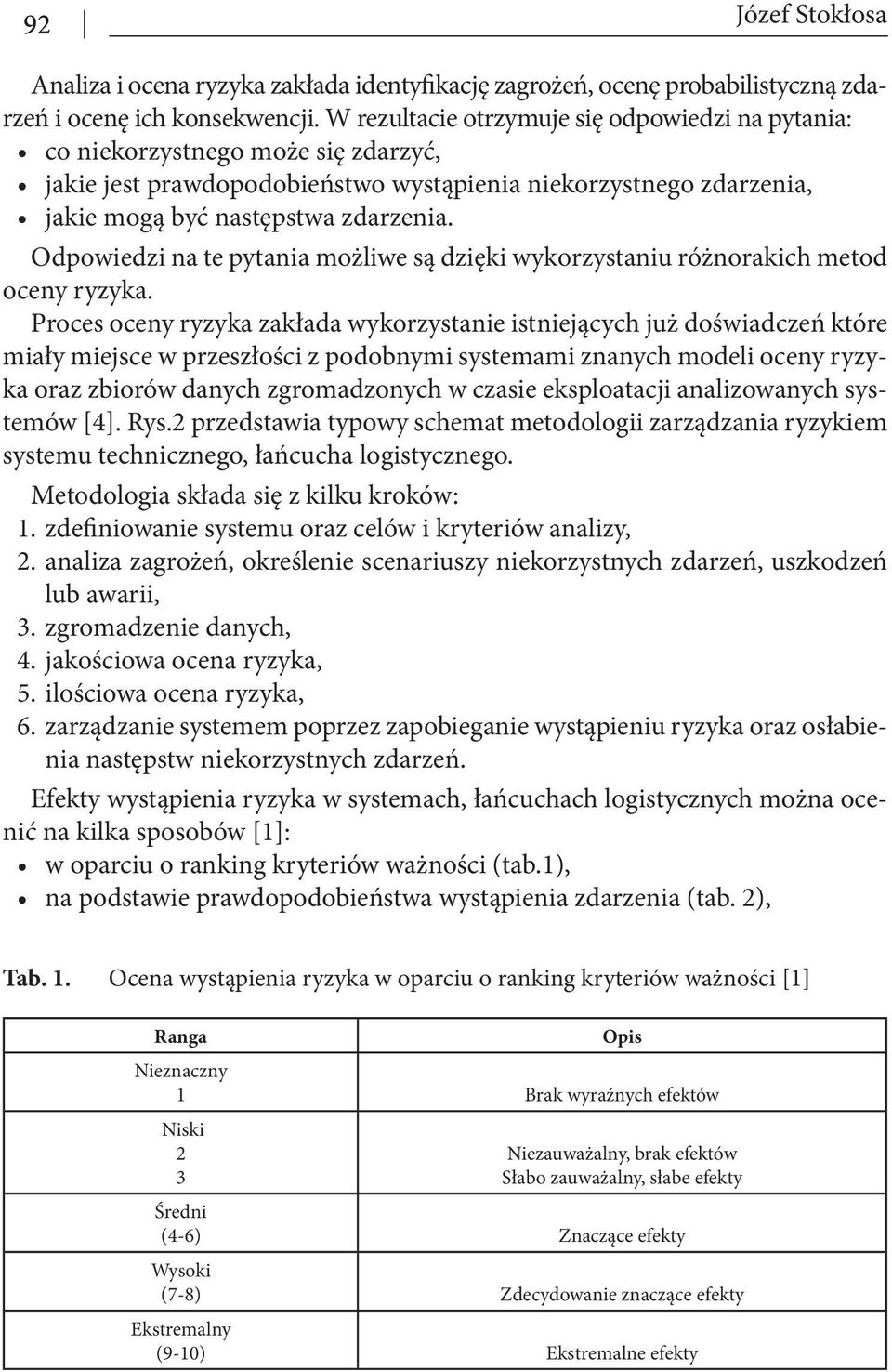 Odpowiedzi na te pytania możliwe są dzięki wykorzystaniu różnorakich metod oceny ryzyka.