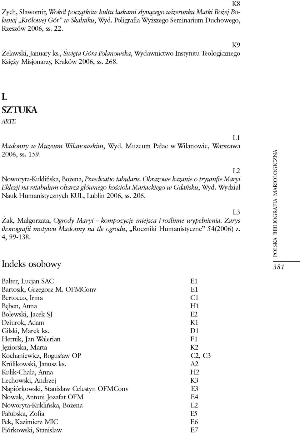 Muzeum Pałac w Wilanowie, Warszawa 2006, ss. 159. L2 Noworyta-Kuklińska, Bożena, Praedicatio tabularis.