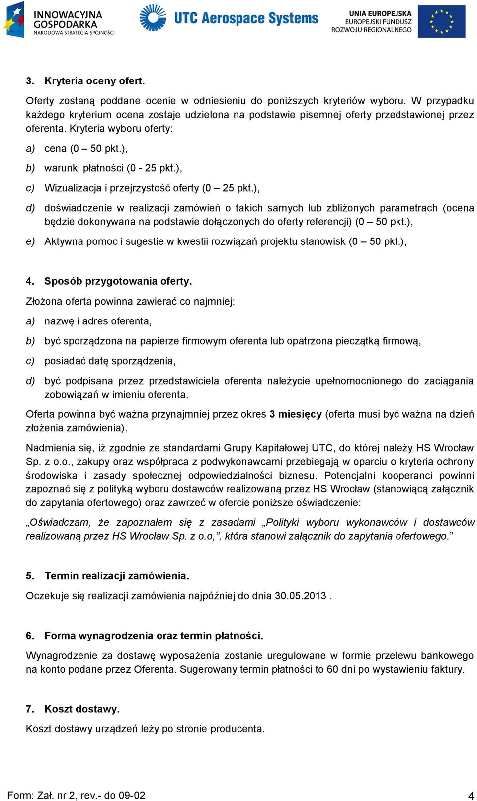 ), c) Wizualizacja i przejrzystość oferty (0 25 pkt.