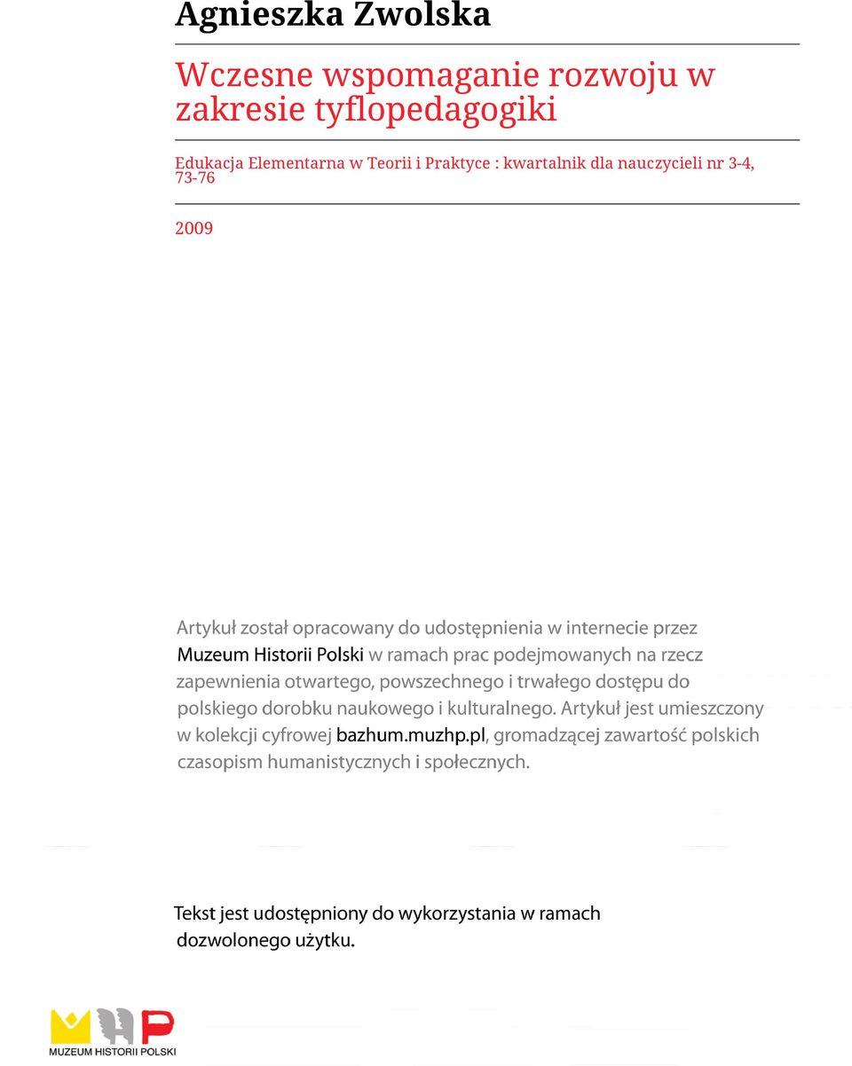 Edukacja Elementarna w Teorii i Praktyce