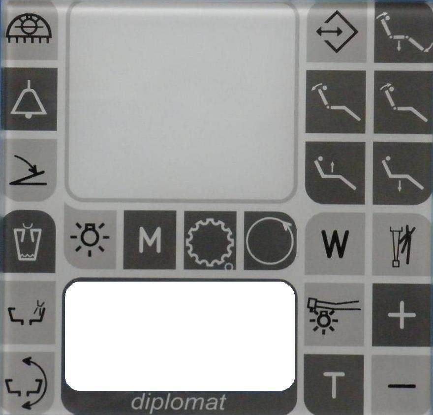 membranowa Dotykowa klawiatura szklana Dotykowa klawiatura szklana