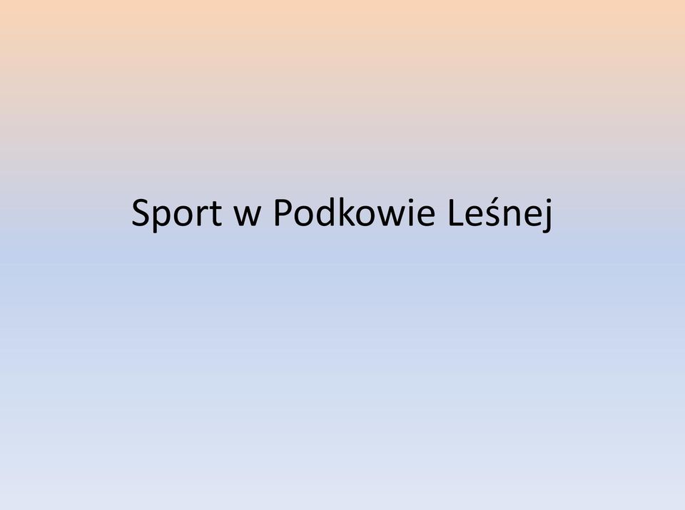Leśnej