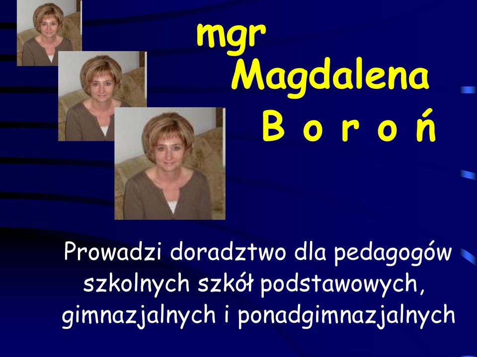pedagogów szkolnych szkół