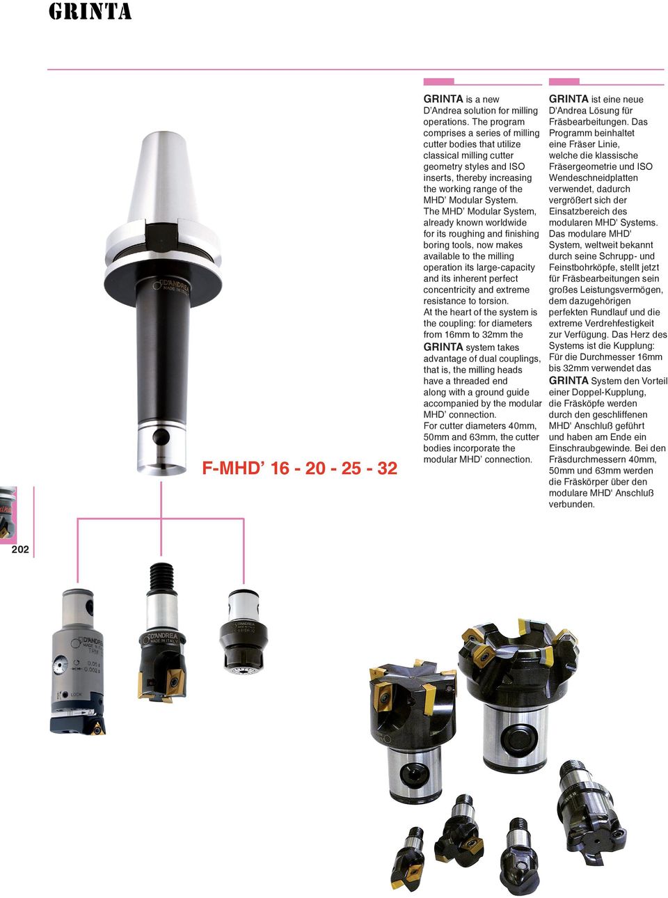 The MHD Modular System, already known worldwide for its roughing and finishing boring tools, now makes available to the milling operation its large-capacity and its inherent perfect concentricity and