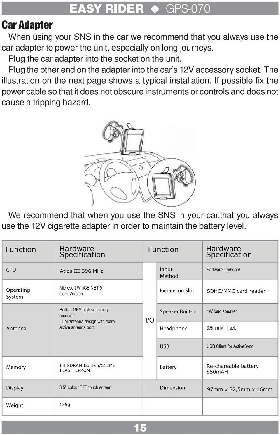 The illustration on the next page shows a typical installation.