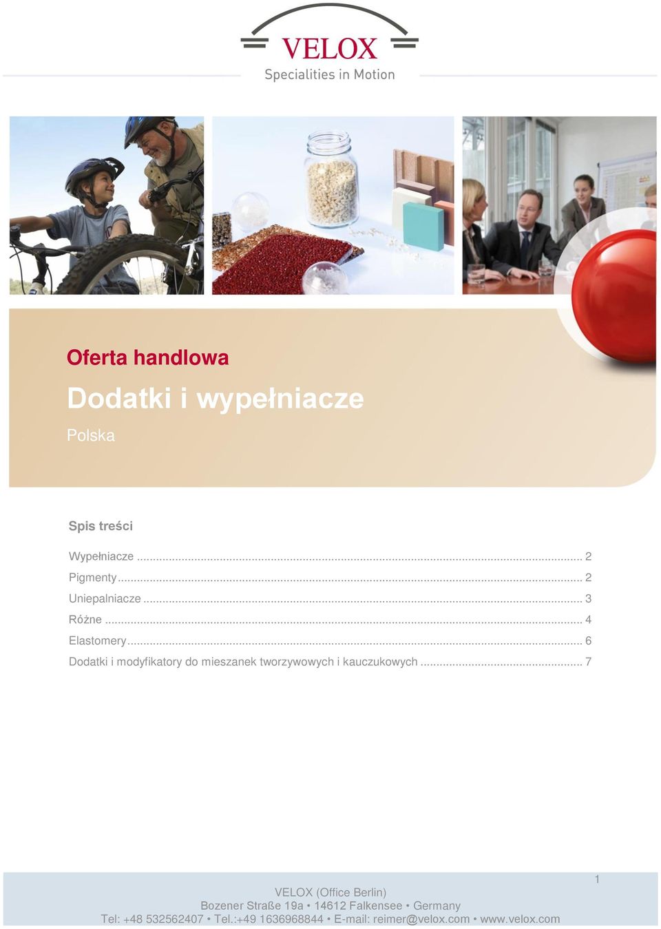 .. 3 Różne... 4 Elastomery.