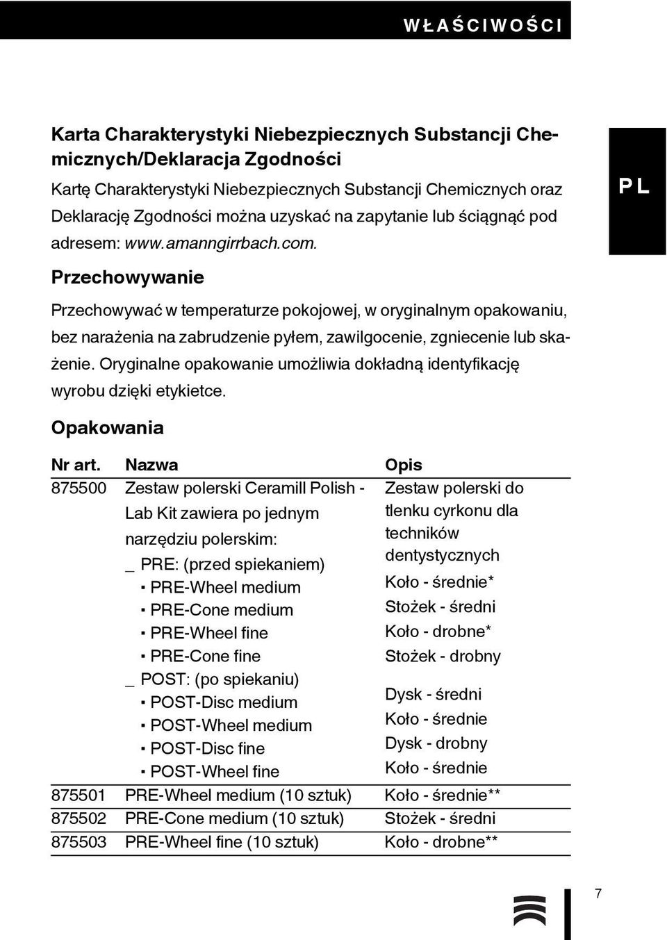 Przechowywanie Przechowywać w temperaturze pokojowej, w oryginalnym opakowaniu, bez narażenia na zabrudzenie pyłem, zawilgocenie, zgniecenie lub skażenie.