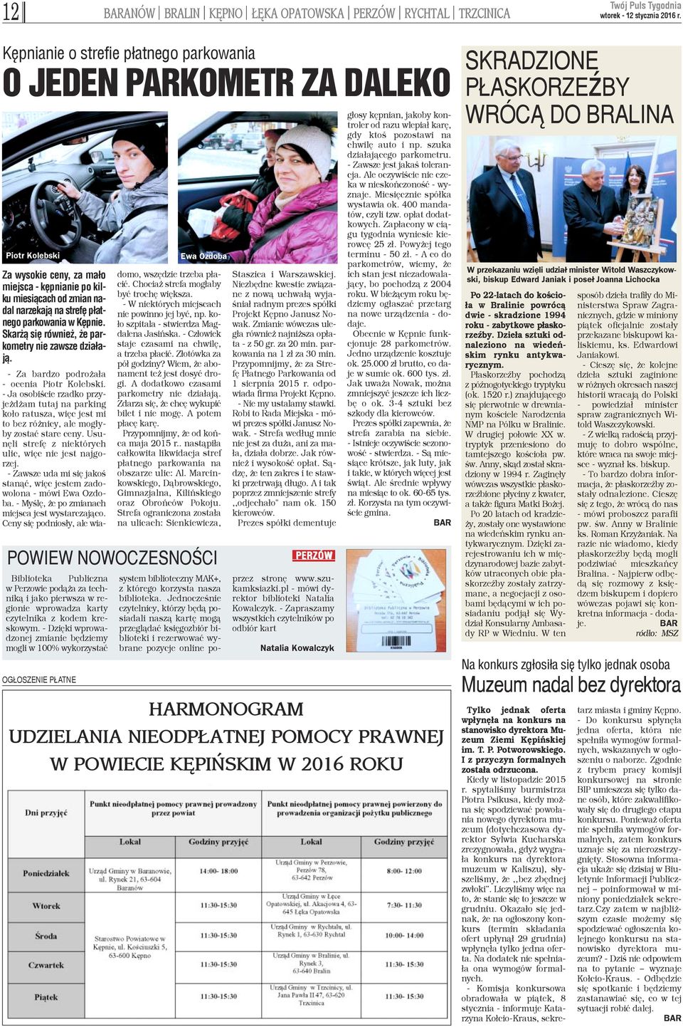 Biblioteka Publiczna w Perzowie pod¹ a za technik¹ i jako pierwsza w regionie wprowadza karty czytelnika z kodem kreskowym.