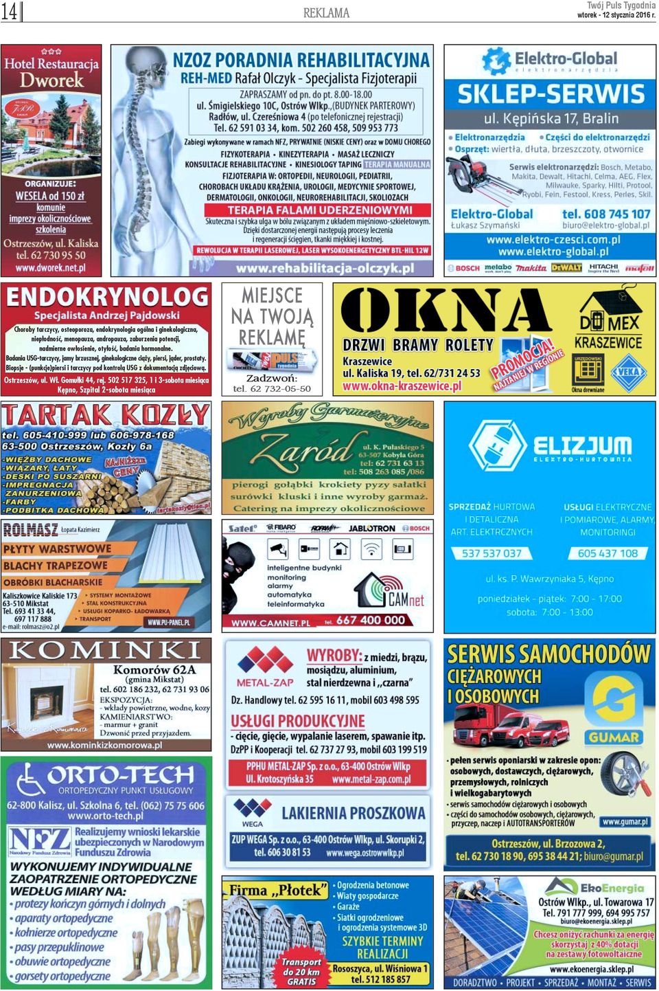 Badania USG-tarczycy, jamy brzusznej, ginekologiczne ci¹ y, piersi, j¹der, prostaty.