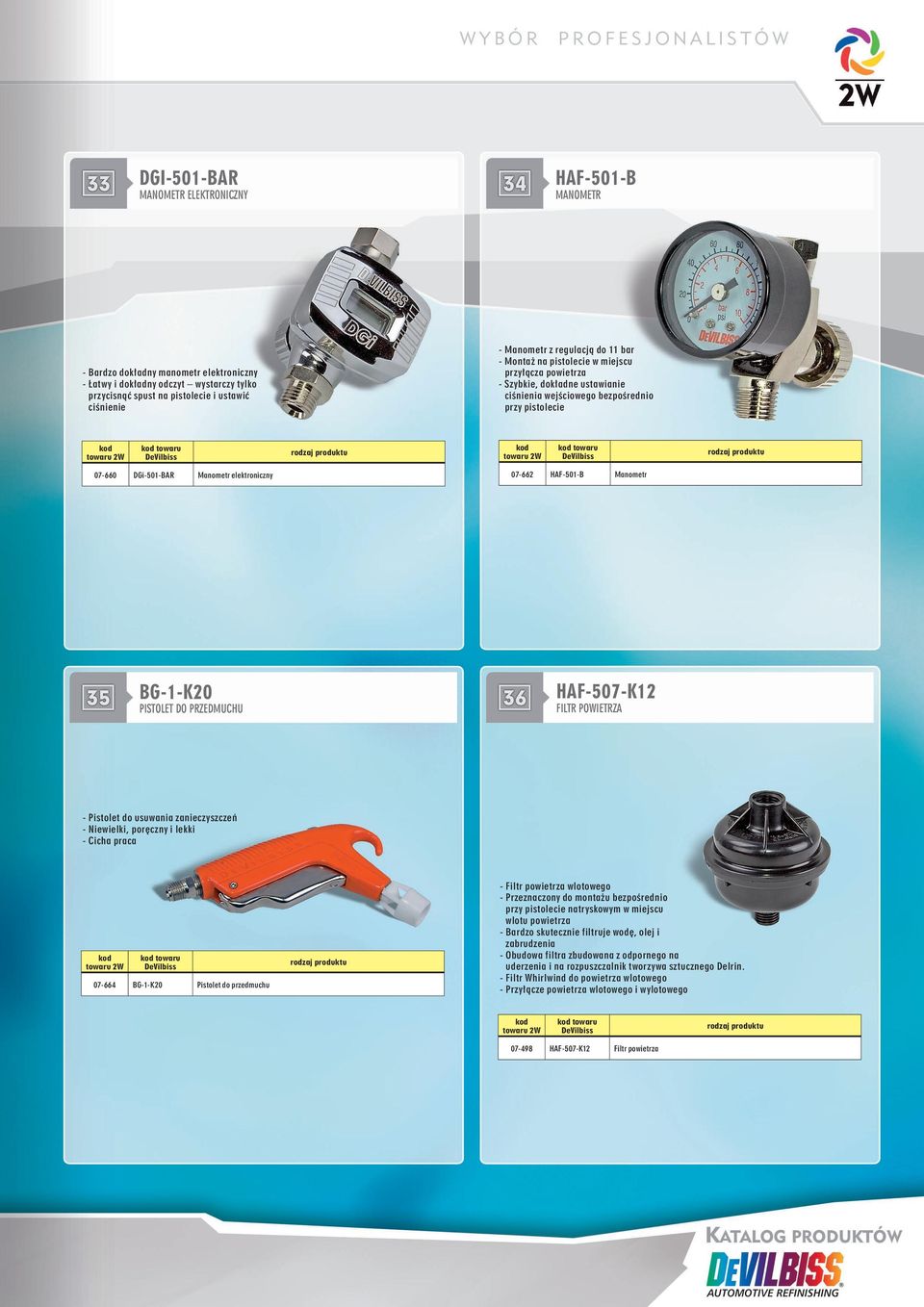 elektroniczny 07-662 HAF-501-B Manometr BG-1-K20 Pistolet do przedmuchu Filtr powietrza - Pistolet do usuwania zanieczyszczeń - Niewielki, poręczny i lekki - Cicha praca towaru 07-664 BG-1-K20