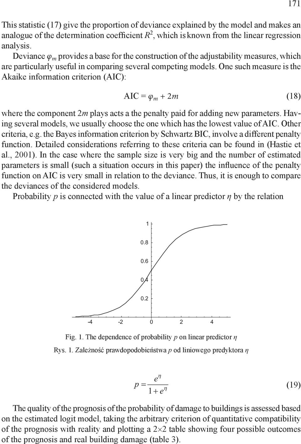 One such measure s the Akake nformaton crteron (AIC): AIC = φ m + 2m (18) where the component 2m plays acts a the penalty pad for addng new parameters.