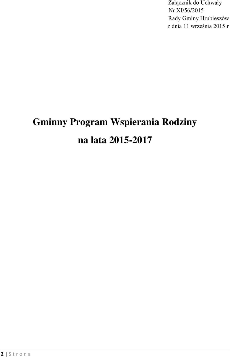 września 2015 r Gminny Program