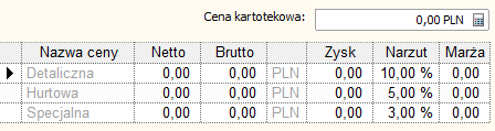 4. Mapowanie kolumn 4.1. Towar parametry podstawowe 1 2 3 4 5 6 7 8 Cena 1 Cena 2 Cena 3 9 10 11 12 13 14 Lp.