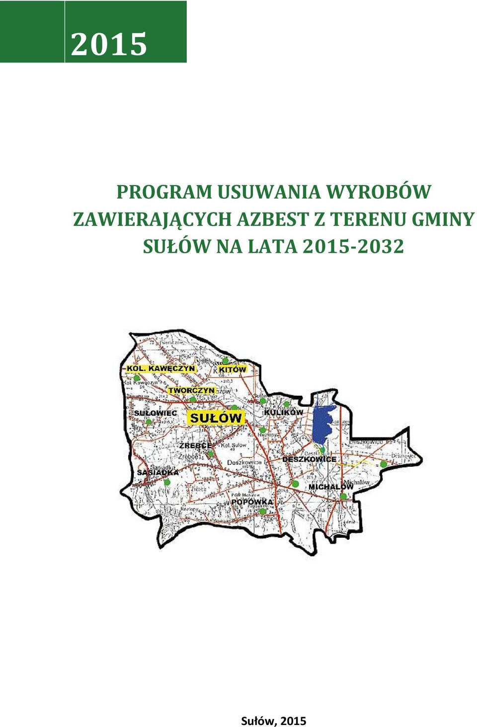 AZBEST Z TERENU GMINY